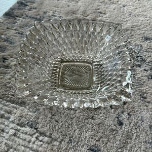 Crate & Barrel Glass Bowl